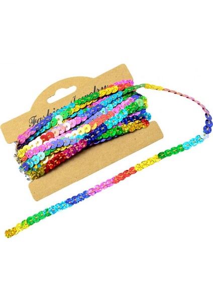 Işçiliği Için 5 Yards Payetler Şerit Glitter Payetli Gökkuşağı Strand, (Yurt Dışından) indirimleri