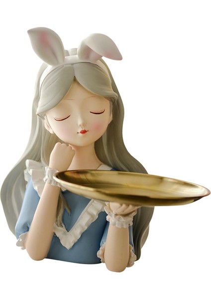 Heykelcik Zanaat Heykeli Organizatör Depolama Tepsisi Tavşan Kulakları (Yurt Dışından) fiyatları