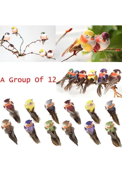 12 Kuş Süs Dekor Pençe (Yurt Dışından) fırsatları