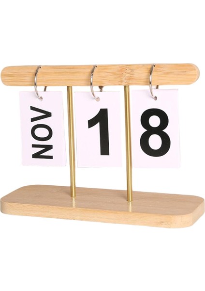 Modern Masa Flip Takvim Masa Üstü Sayfa Torna Dekoratif Çerçeve Kalıcı Ahşap (Yurt Dışından) fiyatları