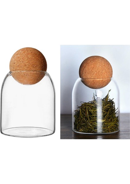 Cam Şişe Şeffaf Mühürlü Teneke Kutu Depolama Kavanoz Fasulye Ş 450ML (Yurt Dışından) modelleri