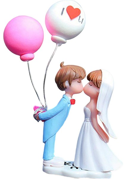 Güzel Çift Araba Dekorasyonu Sevimli Karikatür Çiftler Ofis Mavi Pembe Için Aksiyon Figürü (Yurt Dışından) modelleri