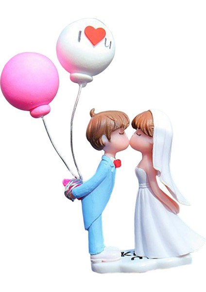 Güzel Çift Araba Dekorasyonu Sevimli Karikatür Çiftler Ofis Mavi Pembe Için Aksiyon Figürü (Yurt Dışından) fırsatları