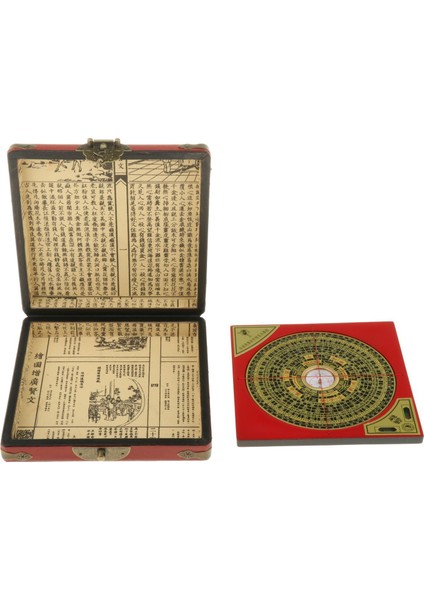 Vintage Feng Shui Luo Pan Çin Ying-Yang Ahşap Kutu ile (Yurt Dışından) modelleri