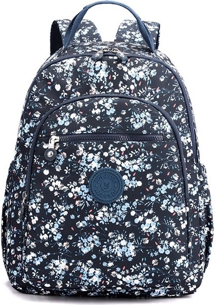 Büyük Kapasiteli Su Geçirmez Naylon Kadın Çantası Moda Rahat Taşınabilir Küçük Sırt Çantası Trendy Bayanlar Seyahat Açık Sırt Çantası (Yurt Dışından)