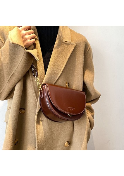 Küçük Messenger Çanta Retro Moda Eyer Çantası (Yurt Dışından) fiyatları