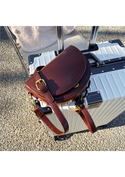Küçük Messenger Çanta Retro Moda Eyer Çantası (Yurt Dışından) fırsatları