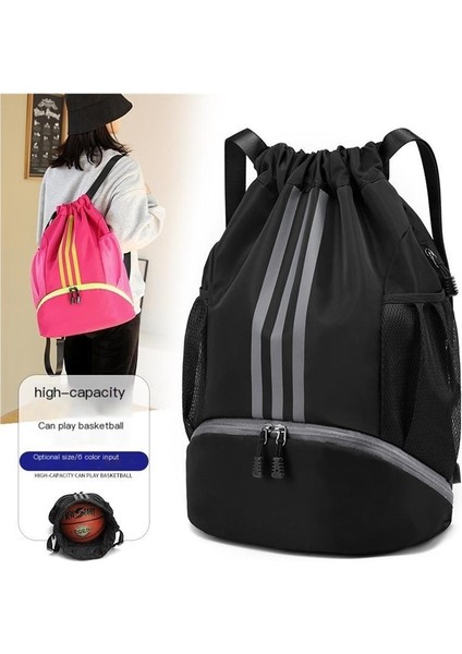 Su Geçirmez Ipli Sırt Çantası Unisex Hafif Okul Çantası Spor Fitness Seyahat Doğa Sporları Ipli Cep (Yurt Dışından) fiyatları