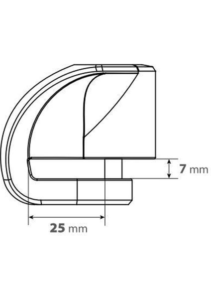 Stone XS Siyah 5,5mm Disk Kilidi 2 Anahtarlı 91561