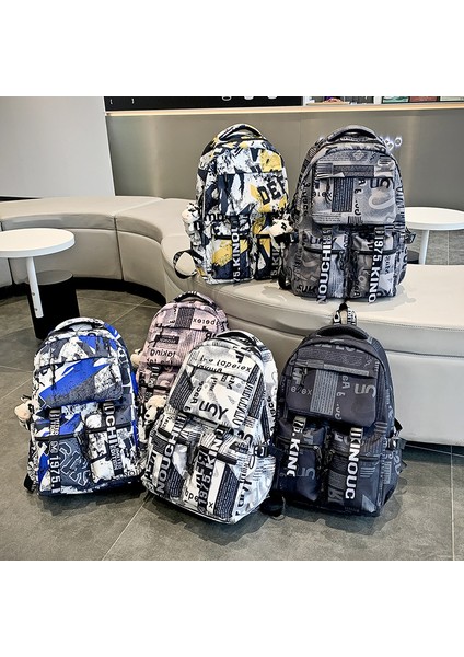 Rahat Sırt Çantası Moda Büyük Kapasiteli Çanta Kadın Çift Lise Ortaokul Okul Çantası (Yurt Dışından) fiyatları