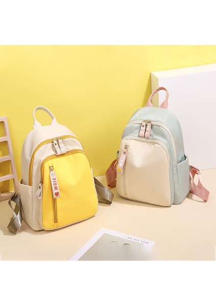 Oxford Kumaş Sırt Çantası Kadın Trendy Çanta Moda Tüm Maç Büyük Kapasiteli Sırt Çantası Seyahat Çantası Küçük Okul Çantası (Yurt Dışından) fırsatları