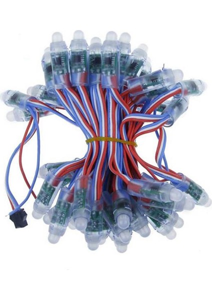 100 Adet/grup 12MM WS2811 2811 Ic Rgb LED Piksel Modülü Dize Işık IP68 5 V Tatil/noel/festival (Yurt Dışından)