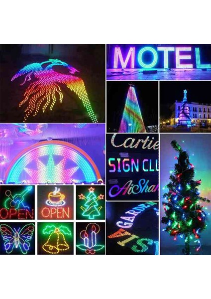100 Adet/grup 12MM WS2811 2811 Ic Rgb LED Piksel Modülü Dize Işık IP68 5 V Tatil/noel/festival (Yurt Dışından)