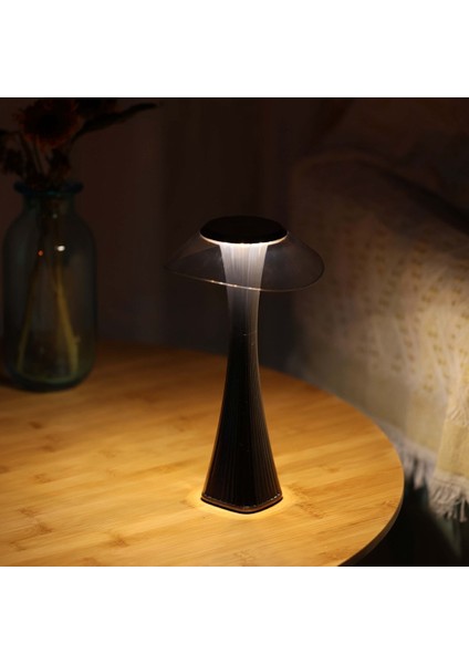 LED Dokunmatik Sensör Masa Lambası 1200MAH Şarj Edilebilir Yenilik Gece Lambası 3 Seviyeli Parlaklık Masa Yatak Odası Başucu Dekor (Yurt Dışından) modelleri