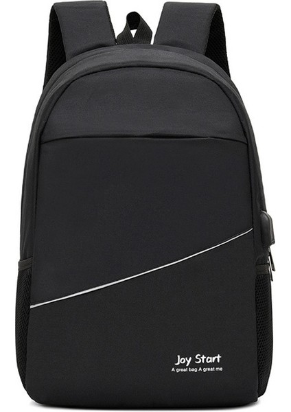 Sırt Çantası Çok Fonksiyonlu Sırt Çantası USB Şarj Boş Çanta Moda Erkek Çantası (Yurt Dışından)