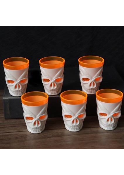 12 Adet/takım Cadılar Bayramı Aydınlık Şarap Bardağı Atmosfer Sahne Korku Şarap Bardağı LED Elektronik Işıklar, B (Yurt Dışından) fiyatları