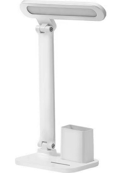 Yurt Adanmış Okul Sezonu Için LED Göz Koruması Masa Lambası USB Şarj Kablosuz Katlanabilir Çalışma Masası Lambası (Yurt Dışından)
