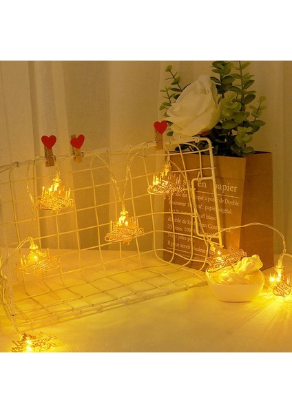 20LED Ramazan Süslemeleri Ay Yıldız LED Dize Işıklar Eıd Mubarak Dekor Ev Islam Müslüman Için 150 cm (Yurt Dışından) modelleri