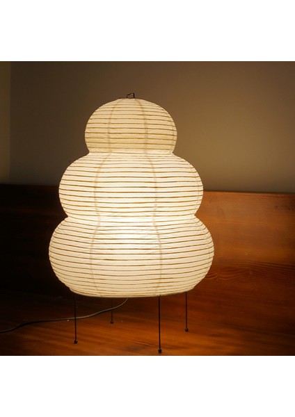 LED Japon Pirinç Kağıdı Dekoratif Masa Lambası Modern Atmosfer Gece Lambası Restoran Cafe Abd Plug Için Başucu Lambası (Yurt Dışından)