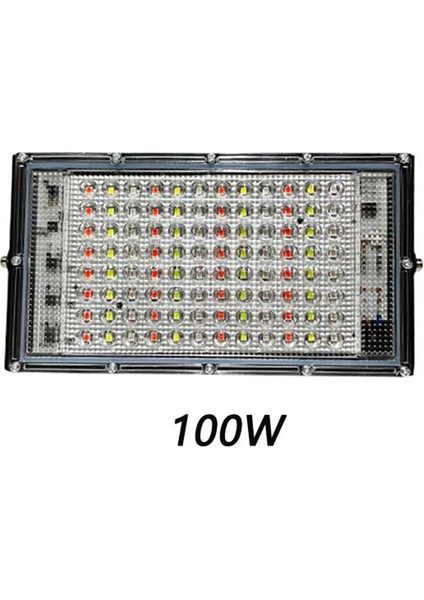 Uzaktan LED Projektör Reflektör Işık Lambası Su Geçirmez IP65 Dış Mekan Projektör Bahçe LED Rgb Spot 50 W Ab Tak (Yurt Dışından)
