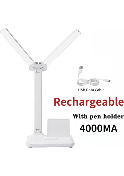 LED Çift Kafa Masa Lambası, Ev / Ofis Için USB Şarjlı Göz Koruma Işıkları ile 32PCS LED Işıklar Masa Lambası (Yurt Dışından) fiyatları