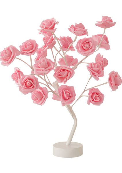 USB Kumandalı LED Masa Lambası Gül Çiçek Gece Işıkları Çelenk Dekorasyon 's Gün Işıkları D (Yurt Dışından) indirimleri