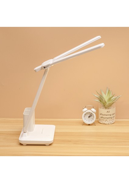 LED Çift Kafa Masa Lambası, Ev / Ofis Için USB Şarjlı Göz Koruma Işıkları ile 32PCS LED Işıklar Masa Lambası (Yurt Dışından) indirimleri