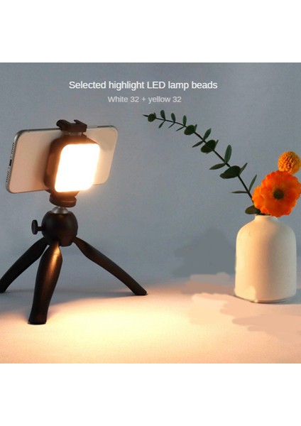 1500MAH Cep Telefonu Dolgu Işığı Taşınabilir Güzellik Işığı Arka Klip LED Işık Mini Çok Fonksiyonlu Selfie Canlı Dolgu Işığı (Yurt Dışından)