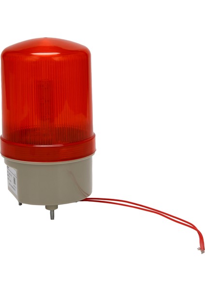 Endüstriyel Yanıp Sönen Sesli Alarm Işığı, BEM-1101J 220V Kırmızı LED Uyarı Işıkları Akustik-Optik Alarm Sistemi Dönen Işık Acil Durum LED Strobe (Yurt Dışından)