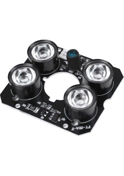 4 Dizi Ir LED Spot Işık Kızılötesi Cctv Kameralar Gece Görüşü Için 4x Ir LED Kartı (52MM Çap) (Yurt Dışından) fiyatları