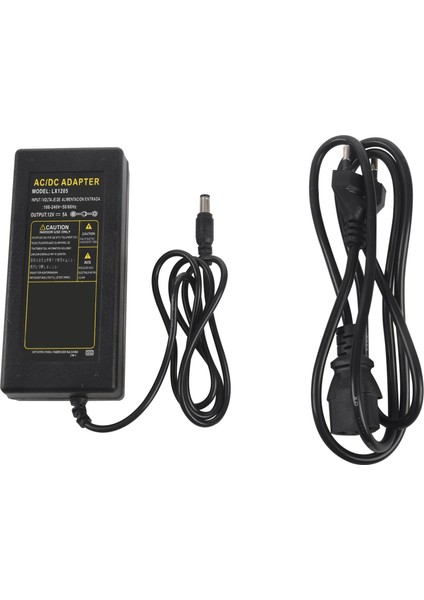 LED Işık Şeridi Rgb Smd 3528 5050 Için 12V 5A 60W Güç Kaynağı Adaptörü (Yurt Dışından)