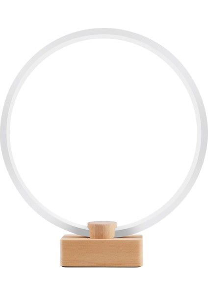 LED Ahşap Masa Işık Masa Lambası Modern Basit USB Kısılabilir Başucu Gece Işıkları Yatak Odası Dekor Için (Yurt Dışından)