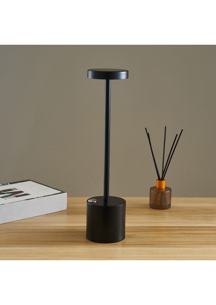 Iskandinav Masa Lambası LED Dokunmatik Masa Lambası Bar Otel Cafe Dekorasyon Masa Lambası USB Gece Lambası Siyah (Yurt Dışından) indirimleri
