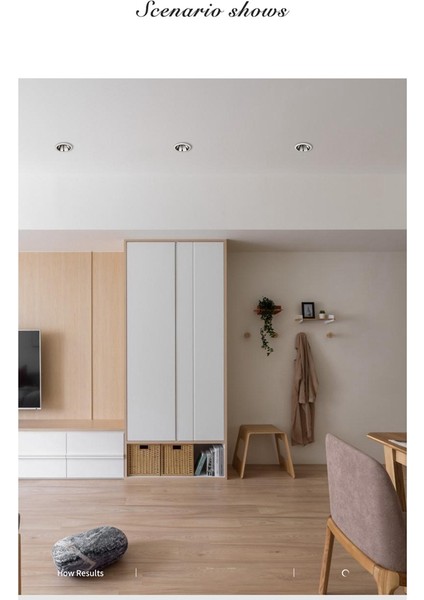 Anti-Led Reflektör Spot Işığı Dar Gömülü Ultra-Ince 12W LED Cob Downlight Yemek Koridor Odası Aydınlatması Için-C (Yurt Dışından)