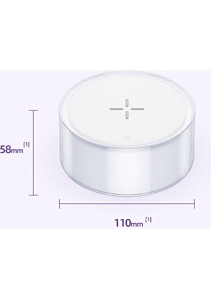 Gece Lambası Atmosfer Işığı Çok Fonksiyonlu Mobil Kablosuz Şarj Ev Dekor Işıkları Beyaz (Yurt Dışından) fiyatları