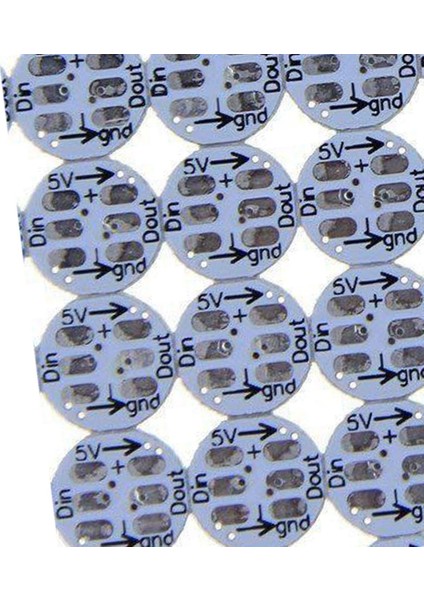 100 Adet WS2812B WS2812 LED Chip ve Soğutucu 5V 5050 Rgb WS2811 Ic Ingebouwde Piksel Modülleri(Beyaz) (Yurt Dışından)