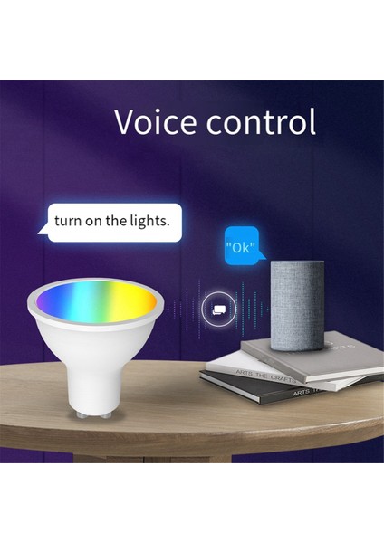 Arayüz Rgb Ampul Uygulaması Uzaktan Kumanda 5W Kısılabilir Wifi Graffiti Akıllı Ev LED Çok Fonksiyonlu Ampul (Yurt Dışından)