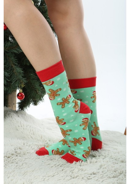 5'li Yılbaşı Desenli Renkli Geyik Çorap Set fiyatları