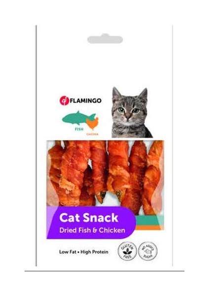 Cat Snack Balıklı ve Tavuklu Kedi Ödül Maması 50 gr