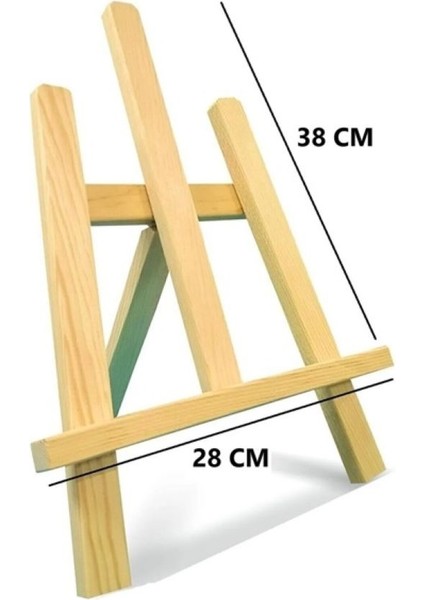 Dekoratif Masaüstü Şövale 28 x 38 cm Natural fiyatları