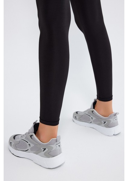 Unisex Gri Siyah Faylon Taban Rahat Kalıp Unisex Ayakkabı modelleri
