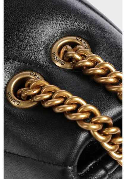 Metal Logolu Deri Zincir Askılı Çanta 100038 A0F2 Z99Q indirimleri