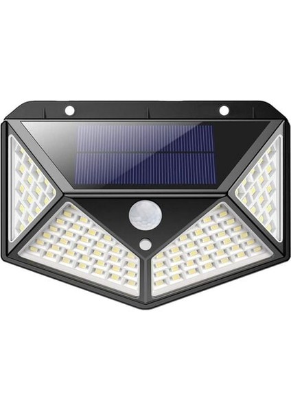 Adet-Solar Lamba-Siyah 100LED [1 Paket] (Yurt Dışından)