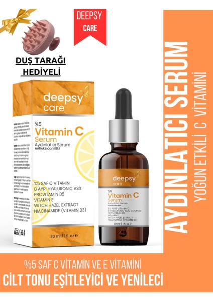 Deepsy Care Aydınlatıcı C Vitamini Serumu 30 ml