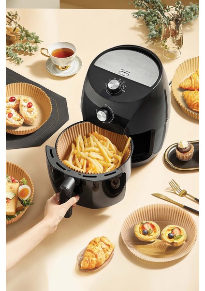 Airfryer Pişirme Kağıdı Kare 20 cm 50'li