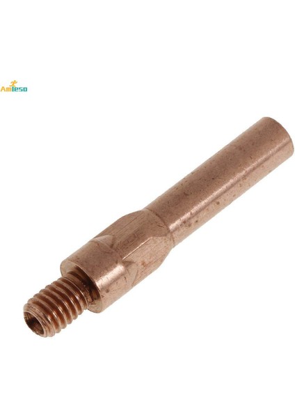 10 Adet Kırmızı Bakır Gaz Korumalı Kaynak Kaynak Kaynakçı Kontak Memesi 1.2mm (Yurt Dışından)