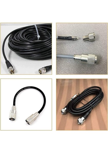 RG8X, Rg8, RG59, LMR-400, RG-213 Koaksiyel Koaksiyel Kablo Için 10 Paket UHF/PL-259 Redüktörlü Lehim Konnektör Fişi (Yurt Dışından) fiyatları