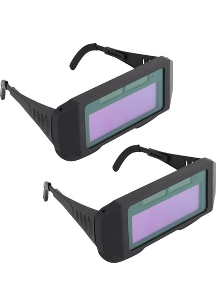 2x Güneş Otomatik Karartma Kaynak Koruyucu Maske Kaynakçı Gözlükleri (Yurt Dışından) modelleri