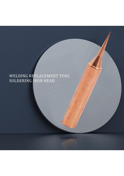 10 Adet 900M-TI Bakır Havya Kafa Bakır Taban Kurşunsuz Elektroliz Demir Nikel Kaynak Masası Araçları (Yurt Dışından)