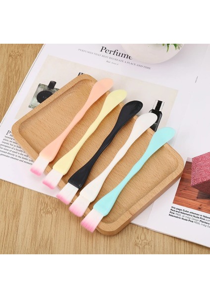 Maske Fırçaları Yumuşak Fırça Kafası Temizleme Yüz Smear Fırçası Çift Başlı Yüz Cilt Bakımı Makyaj Araçları (Yurt Dışından) fırsatları